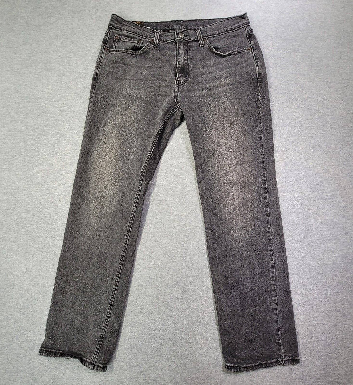 Levis 514 Jeans Mens 33x32 Black Straight Leg Stretch Casual Denim Skate