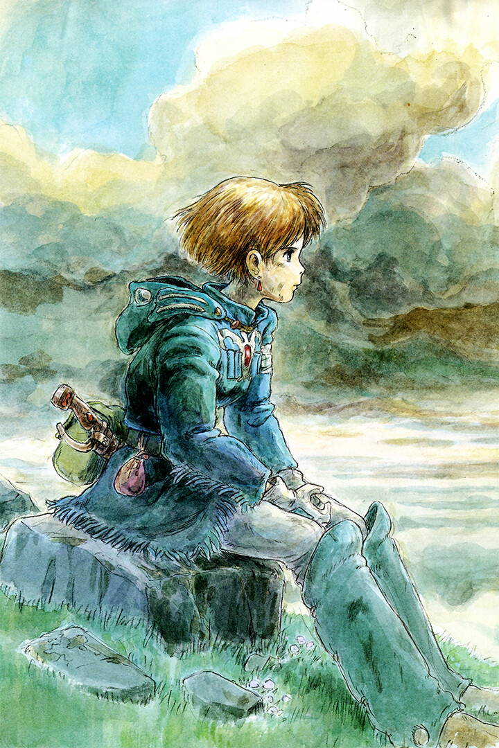 Nausicaa Of Valley Of The Wind Movie Fantasy Wall Art Home Decor