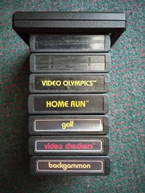 Lot of 8 Atari  5200, 2600 games. Tested, working