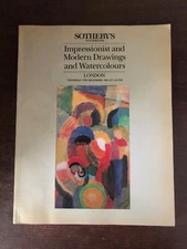 SOTHEBY'S - IMPRESSIONIST AND MODERN DRAWINGS AND WATERCOLOURS - LONDON - P/B