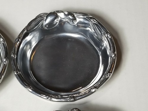 Four Arthur Court Aluminum Wine Bottle Holders/Coasters/Caddy - Picture 6 of 8
