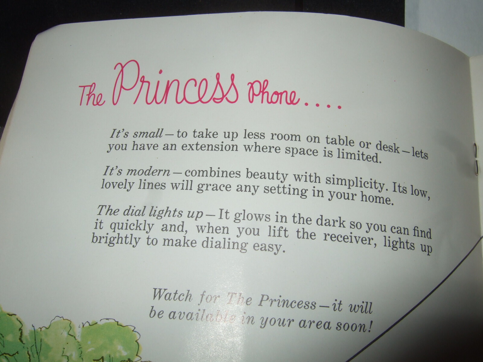 Telephone Almanac The Princess Phone 1960