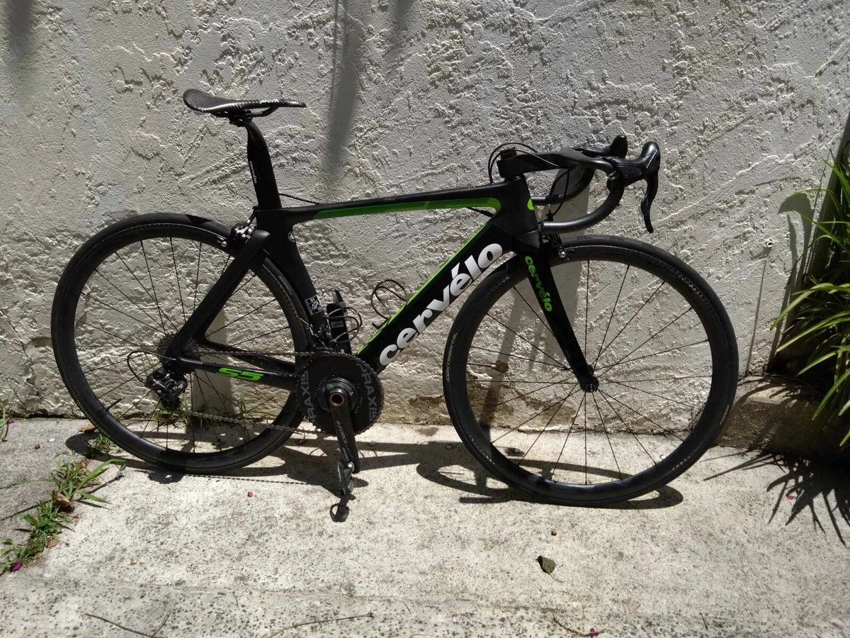 Cervelo S5 51cm Campagnolo Super Record Power2max Nox Carbon Clinchers