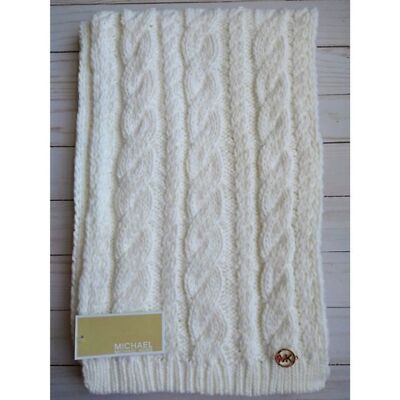 Michael Kors French Cable Knit Infinity Scarf NWT