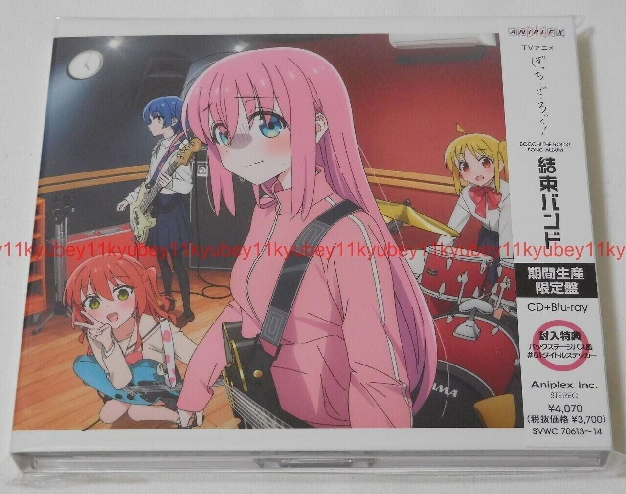 Bocchi the Rock lança o primeiro Blu-ray (BD) e DVD apresentando o álbum da  Kessoku Band 