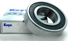 KOYO 60/22-2RS DEEP GROOVE BALL BEARING, RUBBER SEALED 22x44x12 mm