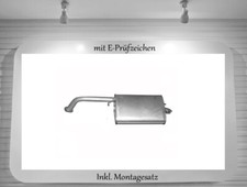 Endschalldämpfer Chevrolet & Daewoo Lacetti 1.4 1.6 Schrägheck Endtopf Auspuff