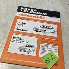 Revue technique Talbot SOLARA