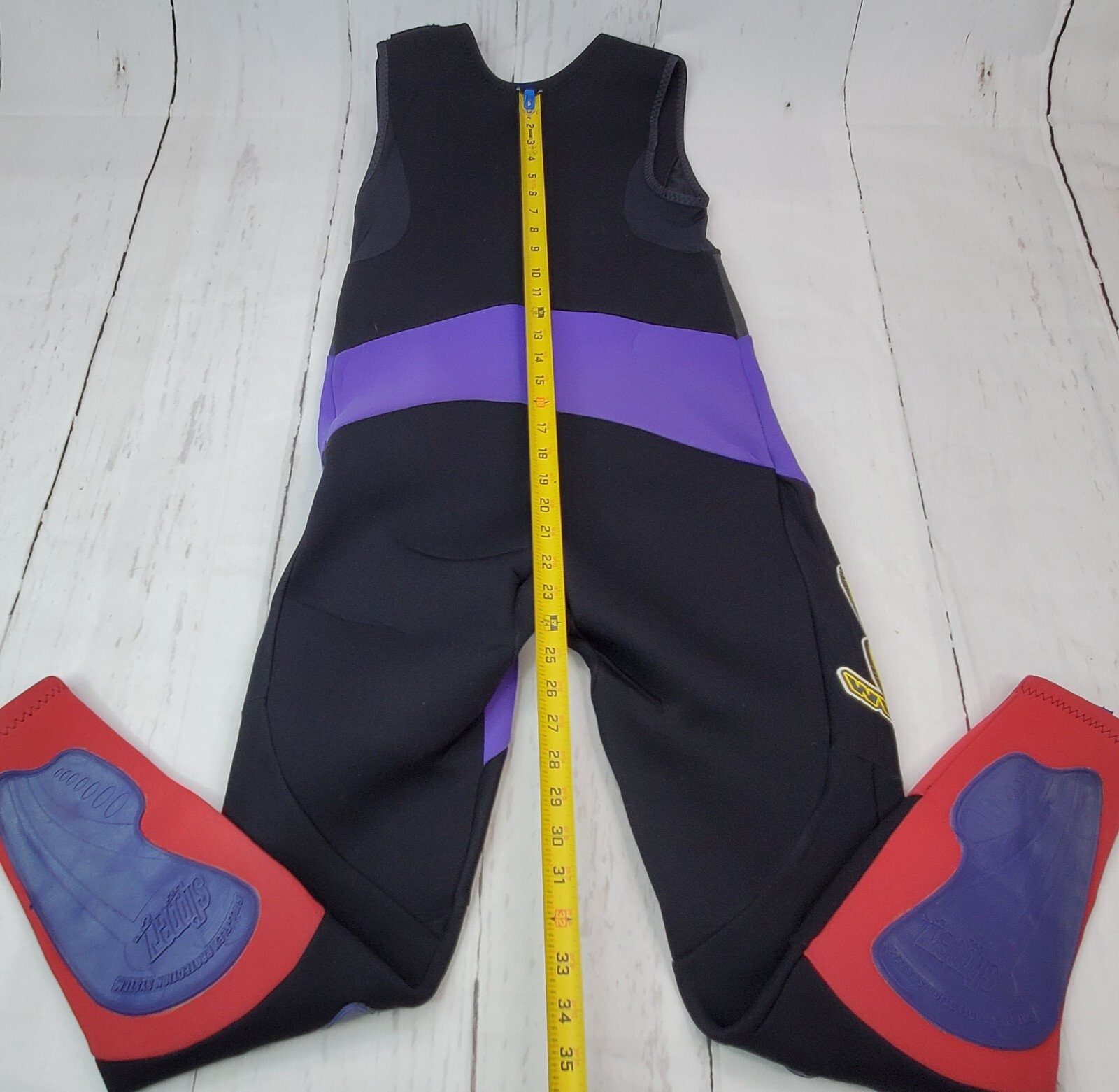 VTG Slippery When Wet Performance Freestyle Wetsuit, Sz M, Full Body 2