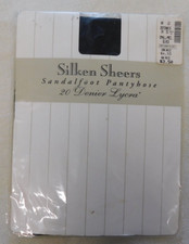 Vintage Silker Sheers Sandalfoot Pantyhose  Size Small/Medium