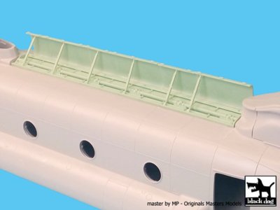 Black Dog 1/48 CH-47 Chinook Helicopter Accessories Set #1 (for Italeri) A48050