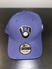 Milwaukee Brewers MLB New Era Authentic Collection Alt 2 59FIFTY Fitted Hat
