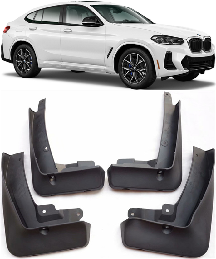 G01X3 G02X4用 MSS UrbanFully Genuine Full Set Splash Guards Mud Flaps FOR 2018-2026 BMW X4 G02