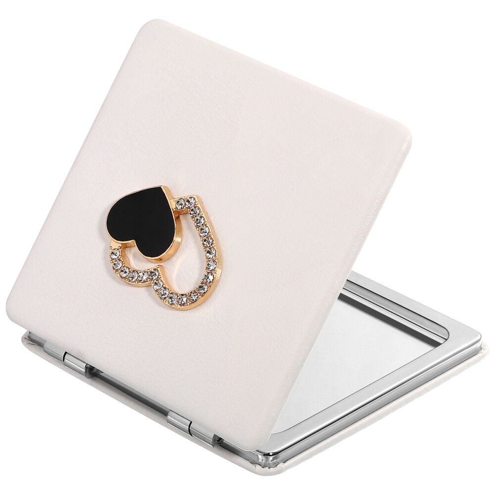 Handheld Mirror Portable Handbag Makeup Exquisite Women's Miss