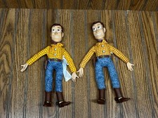 Disney Pixar Toy Story Woody Doll Figure Talking Plush Thinkway Toys 11" - Set 2