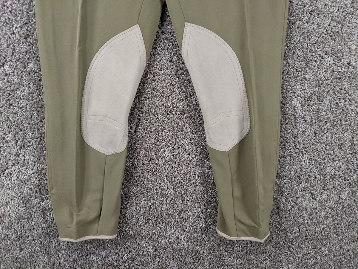 Culotte D'équitation Miller's Equestrian Femme - Taille 28 - Beige Plissé Vintage