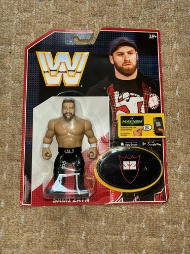 BNIB WWE MATTEL RETRO SERIES 4 SAMI ZAYN WRESTLING...