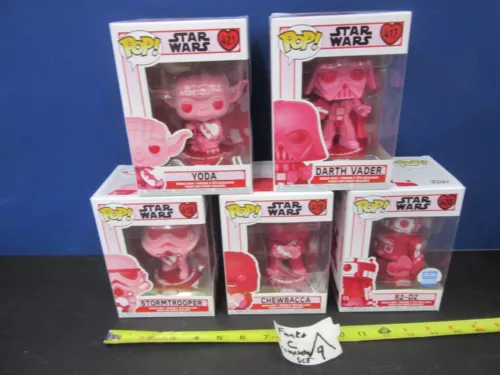Star Wars Funko Pop! (5) Yoda Darth Vader R2-D2 Chewbacca 421 417 418 419 420