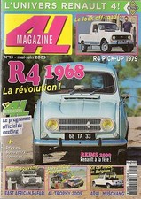 4L MAGAZINE 13 RENAULT 4 EXPORT 68 R4 PICK-UP TEILHOL APAL MUSCHANG 4X4 SINPAR