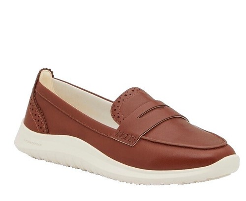 Cole Haan 10 M NikeAir Infinity Brown Leather Slip On Comfort G Series Shoes Cole Haan 10 M NikeAir Infinity Brown Leather Slip On  main image 2