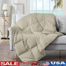 Soft Down Blanket Lightweight Cozy Durable Versatile Home Travel New