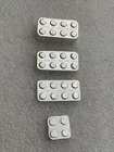 Lot Of 4 Lego .999 Fine Silver Blocks- 1 Oz, 1/2 Oz, 1/4 Oz, 1/8 Oz-1.875 Total