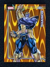 2026 Topps Chrome Marvel Comics Orange RayWave Refractor 5/25 Thanos #174 12fl