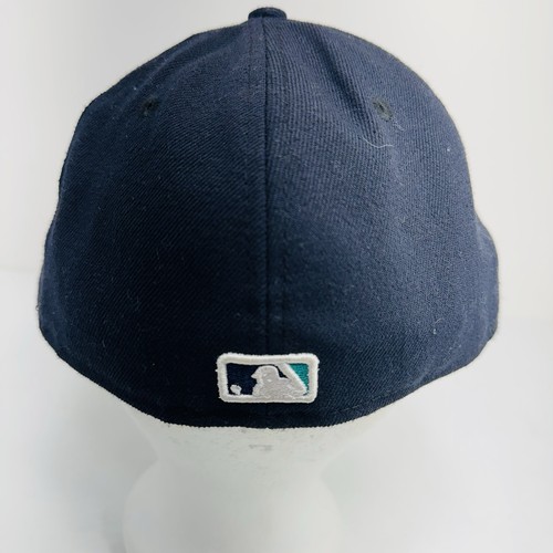 Seattle Mariners Navy Blue New Era 59Fifty Fitted Size 7 1/4 Low profile - Picture 6 of 11
