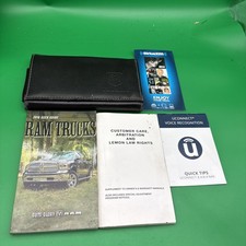 2016 Ram Trucks 1500/2500/3500 Owners Manual With Case Included