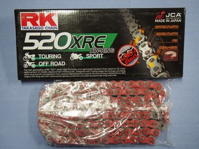 RK XW-Ring Kette 520 XRE 104 rot -  Motorradkette / Antriebskette