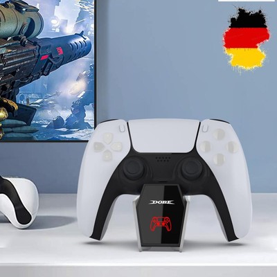 For PS5 Controller Charging Dock with RGB Light for PS5 Gamepad Station Light
