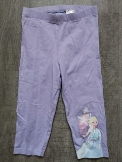 ❄️w.neu: Disney Frozen Eiskönigin Elsa Mädchen Capri Leggings Gr.122/128 Lila❄️