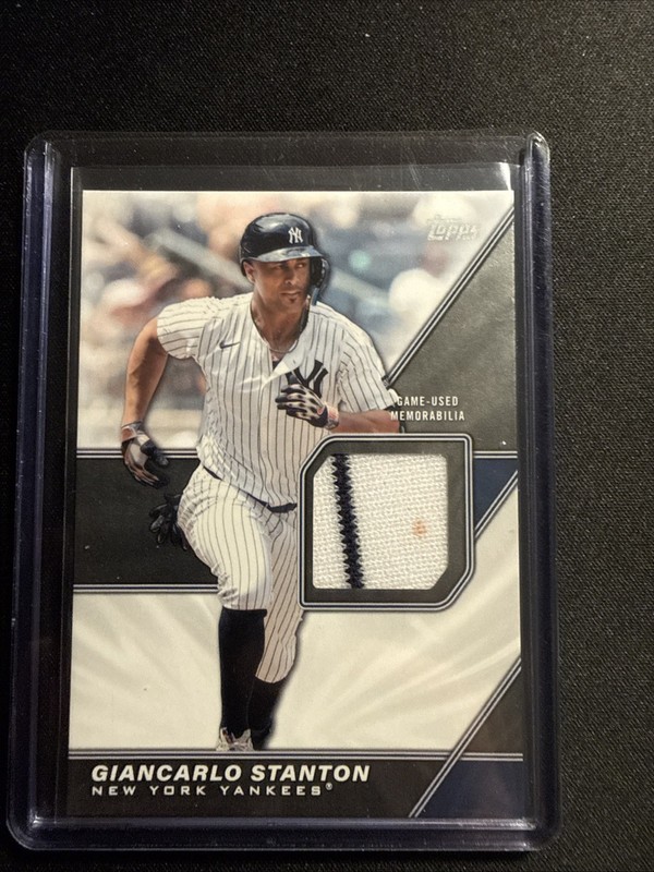 Topps 2026 Series 2 game used Relic Giancarlo Stanton Yankees MLM2-GS