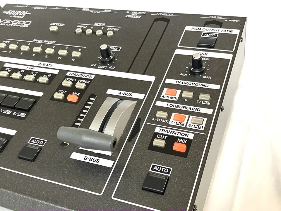 Edirol LVS-800 Video Mixer / Live Switcher – Tested – Original Adapter & Manual - Image 4 of 4