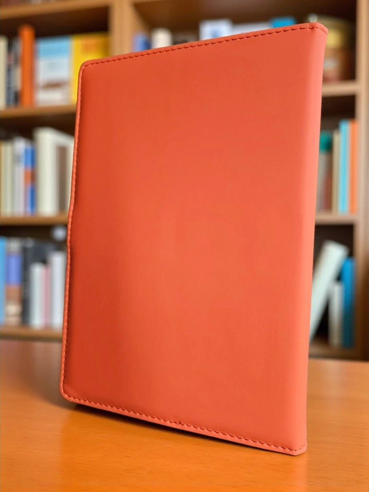 Hermes Orange Notebook Cover Journal Diary With Pen NEW GWP Magnetic Closure - Image 2 of 4
