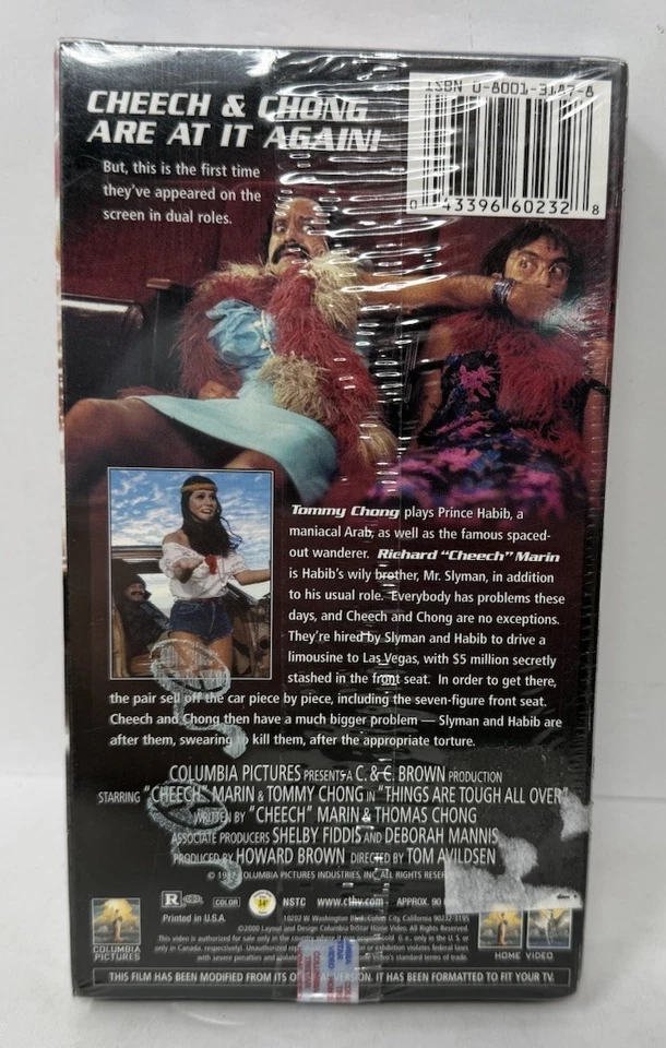 Cheech & Chong - Things Are Tough All Over (VHS 1999) Comedy Movie NEW SEALED - Image 2 of 3