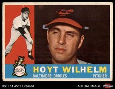 1960 Topps #395 Hoyt Wilhelm Orioles HOF 2.5 - GD+