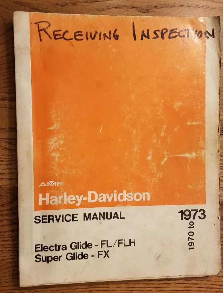 Harley Davidson FLH Motorcycle Repair Manuals & Literature for