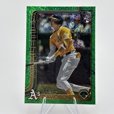 Logan Davidson #/99 Green Holo Foil Parallel Rookie Card - 2025 Topps Update. rookie card picture