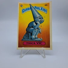 1986 Garbage Pail Kids Thick Vic #90b OS3 – Vintage GPK Sticker Card
