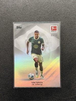 Vini Souza /10 Topps International Stars VFL Wolfsburg Refractor