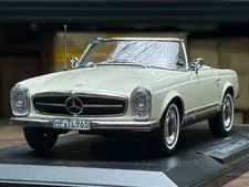 NOREV 1/18 Mercedes Benz 230 SL 1963 Alloy Car Model White 230SL