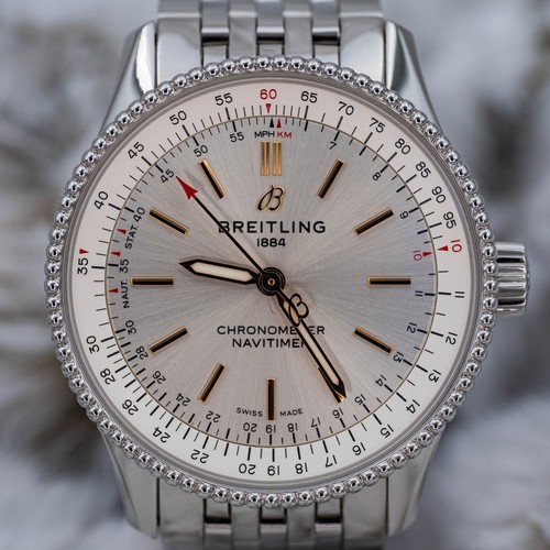 2023 Breitling Navitimer 35mm A17395 SERVICED Steel Silver Dia...