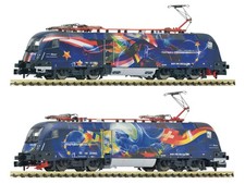 Fleischmann 7570070 - DCC + Sound Elektrolok 1116 212-2 Fußball vereint Europa Ö