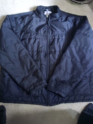 Walls Workwear Puffer Jacket Lightweight And Nylon Full Zip Black Size X Large