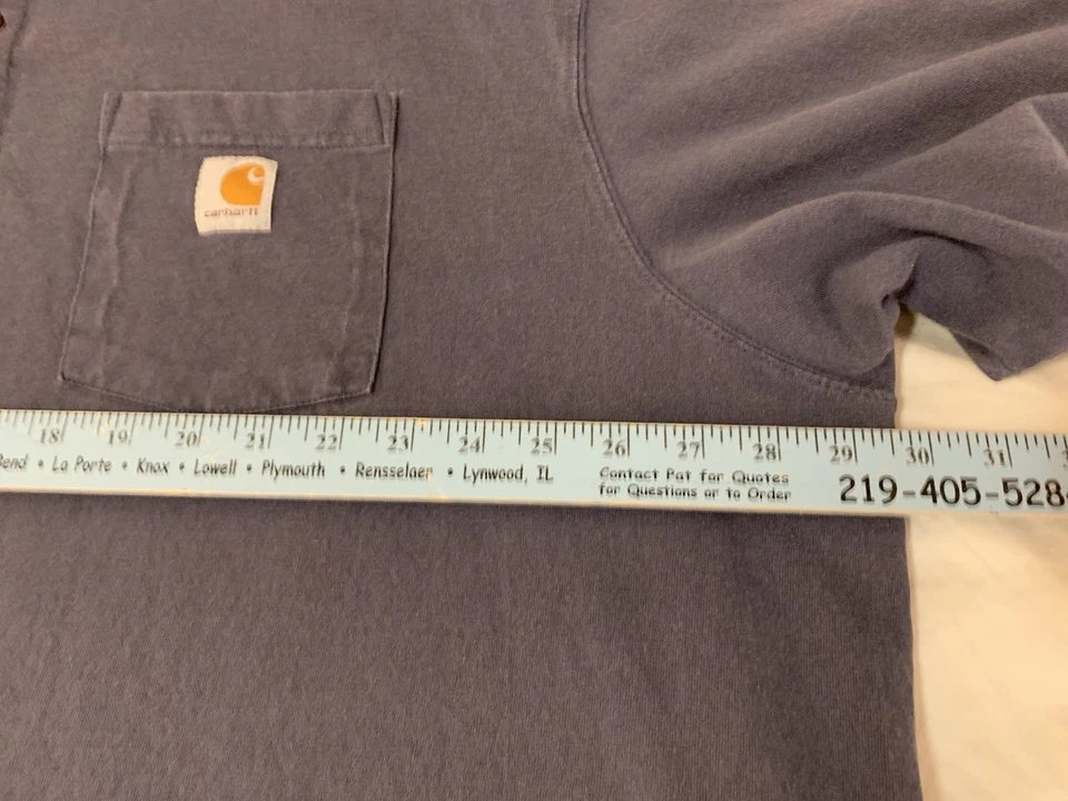 Carhartt Original Fit Pocket Three Button Henley Heavyweight - Size 3XL Tall - Image 4 of 4