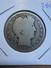 1901 Barber Half Dollar - As Shown! (#2851)