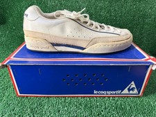 scarpe vintage tennis 1979 Jannick Noah Club 42 Garros US open Le coq sportif