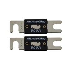 Pair of 500 Amp ANL Boat Car Bike Truck Blade Waffer Fuses ANL-500 Install Bay