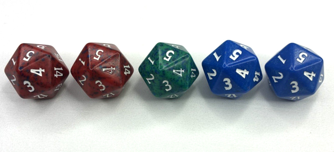 Magic The Gathering MTG Beatdown Box Set Black Lotus Spindown D20 Lot of 5 Dice view 9